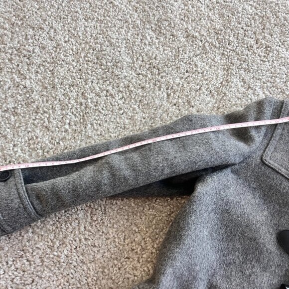 Burberry Women's Wool Coat Grey Size XS-S (4-6) - Timeless Luxury - Picture 6 of 16